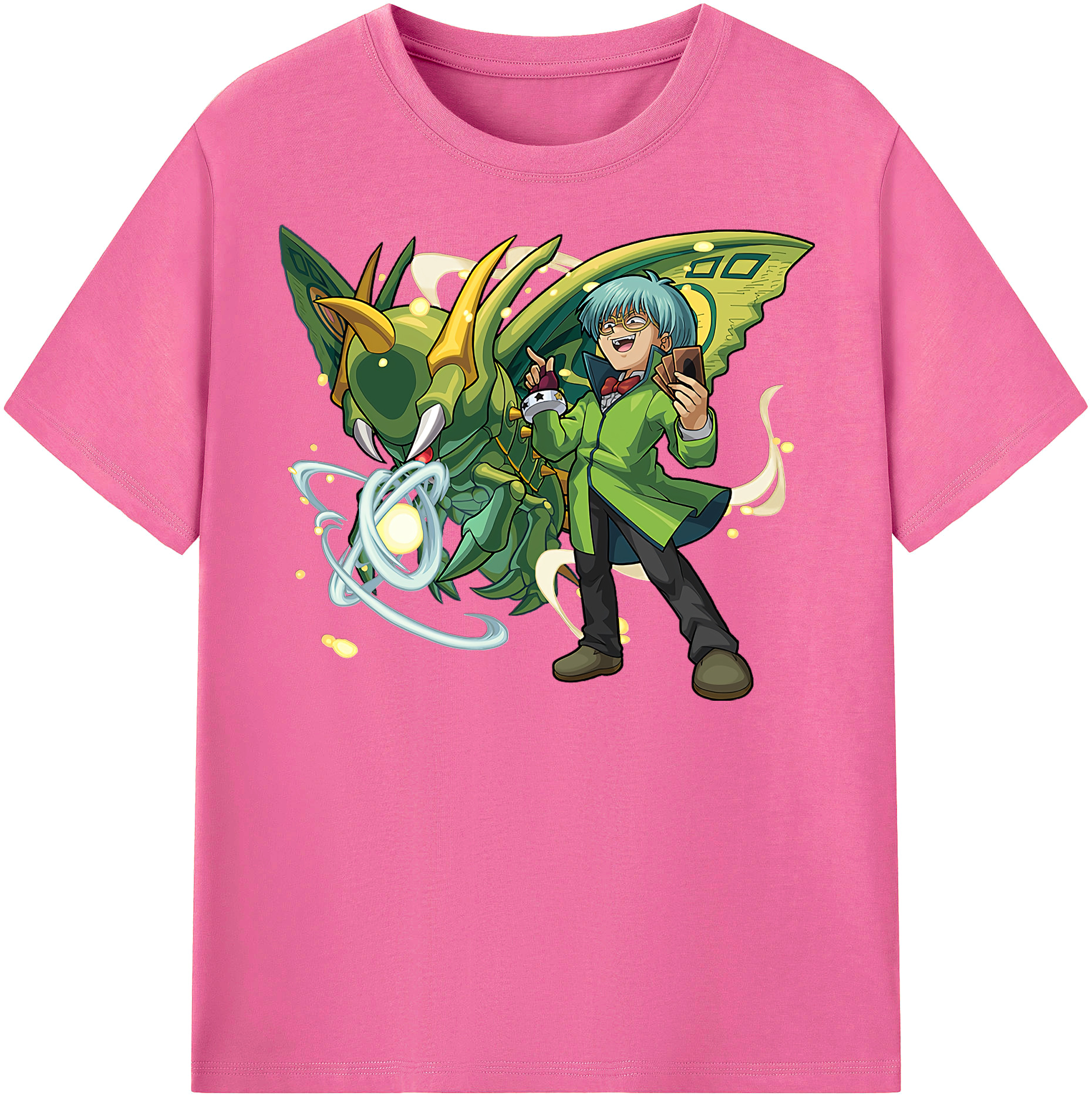 （画像用） 遊☆戯☆王 Yu-Gi-Oh! レディースカジュアルプリントTシャツ（綿100％）